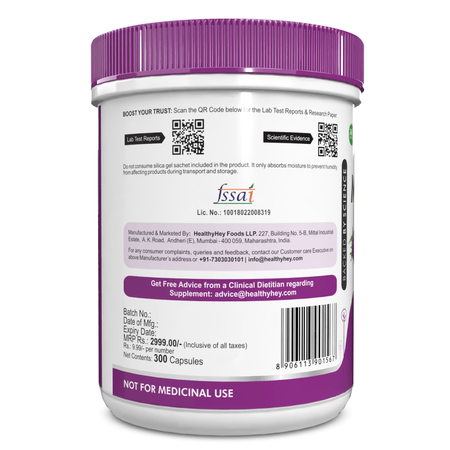 HealthyHey Nutrition Capsule Milk Thistle Supplement 600mg Extract - Supports Liver Health and Antioxidant (Silymarin)