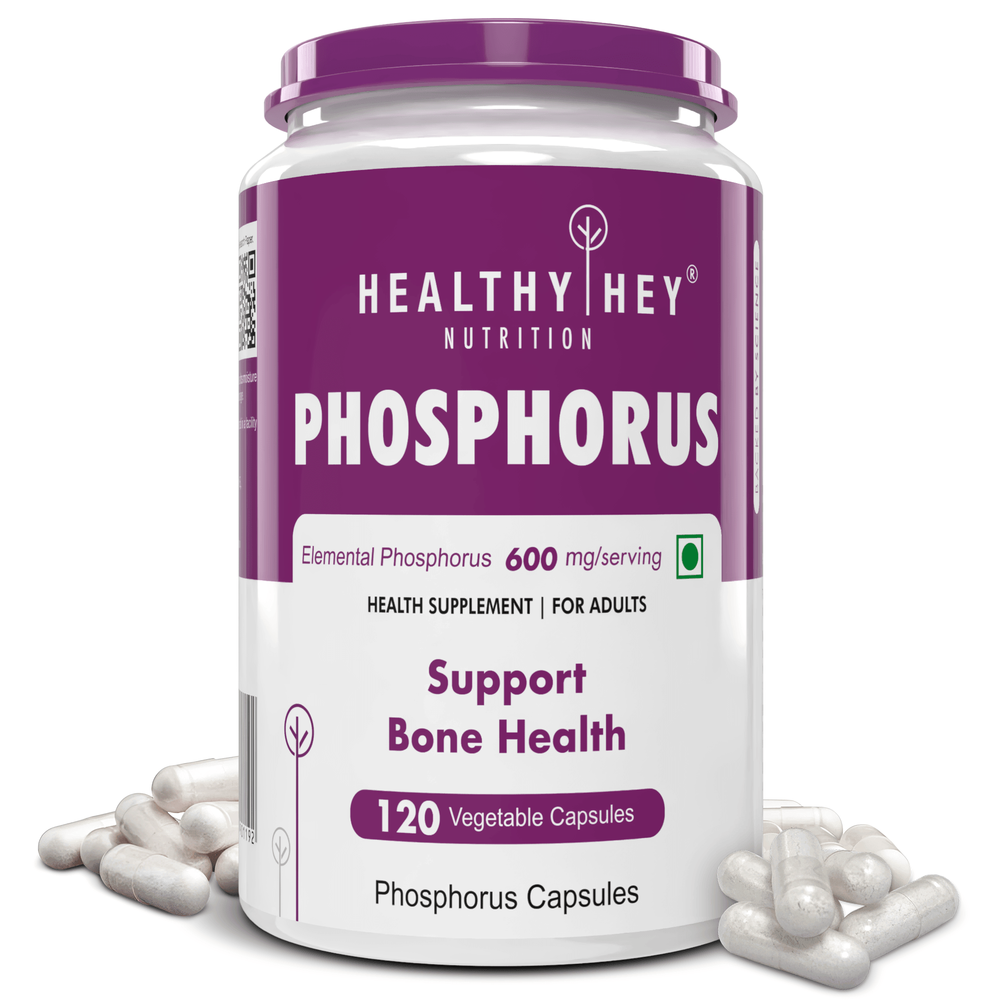 Phosphorus, Support Bone Health - 120 Veg. Capsules