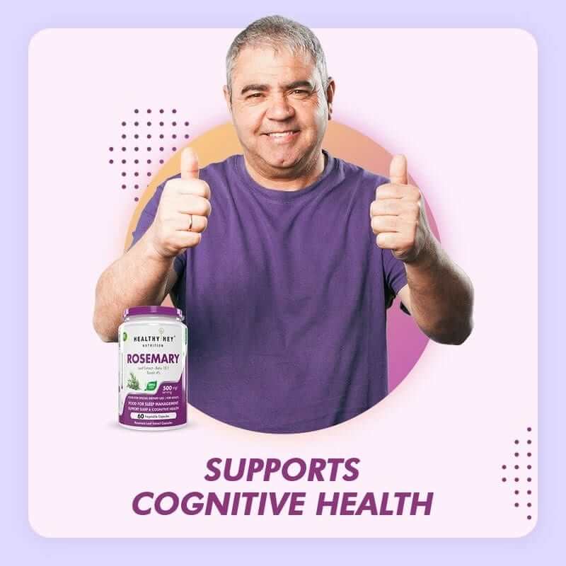 Herbadiet Organic Rosemary Leaf Capsules – Antioxidant Memory Support – 2 Capsule Dosage – Vegan – Exp 03/27