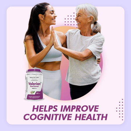 HealthyHey Nutrition Capsule Valerian Root Extract - 60 Veg Capsules