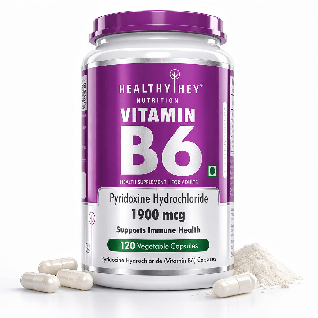Vitamin B6,Support Immune Health - 120 Veg. Capsules