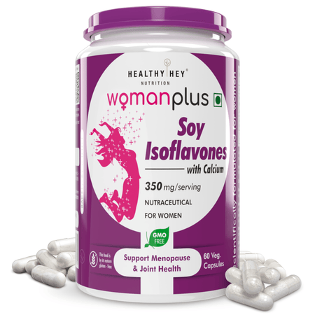 HealthyHey Nutrition Capsule Woman Plus Soy Isoflavones with Calcium - 60 Veg Capsules
