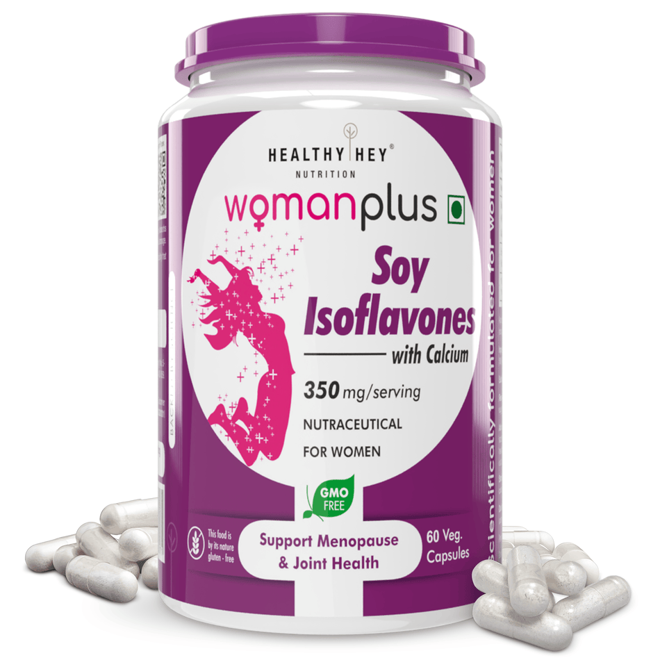 HealthyHey Nutrition Capsule Woman Plus Soy Isoflavones with Calcium - 60 Veg Capsules