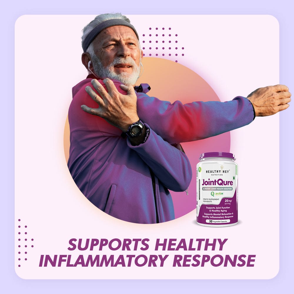 HealthyHey Nutrition Capsules JointQure Supports Joint Function & Healthy Aging Supports Mental Relaxation & Healthy Inflammatory Response 30 Vegetable Capsules.
