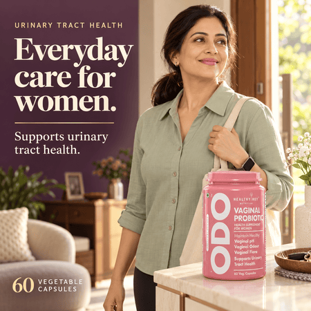HealthyHey Nutrition Capsules ODO Vaginal Probiotics for Women pH Balance  -  Reduce Vaginal Odour  & Healthy Vaginal Flora