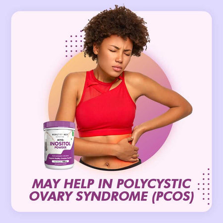 HealthyHey Nutrition Powder 100% Pure Myo Inositol Powder, Support Healthy ovarian function (Vitamin B8), 400gm pack