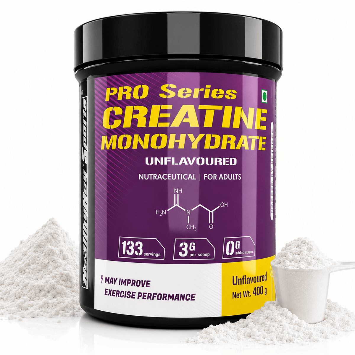 HealthyHey Nutrition Powder Creatine Monohydrate, May Improve exercise performance - Premium Quality - For Muscle Growth