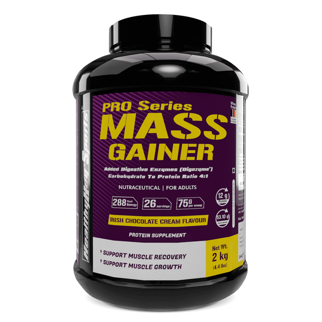 HealthyHey Nutrition Powder Irish Chocolate Cream Mass Weight Gainer Protein Powder, Irish Chocolate Cream, 2 KG (Pro-Series) (Irish Chocolate)