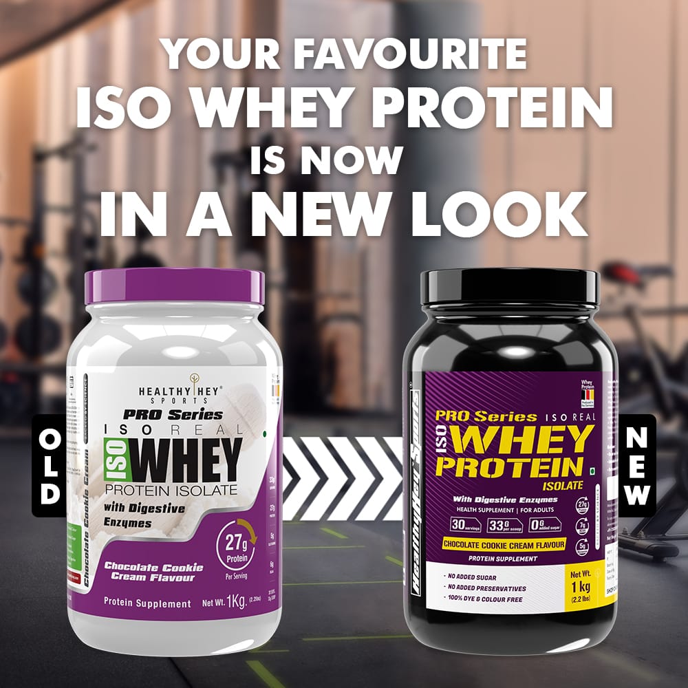 HealthyHey Nutrition Powder ISO Whey Protein - ISOReal - Sourced from Germany - 90% Protein