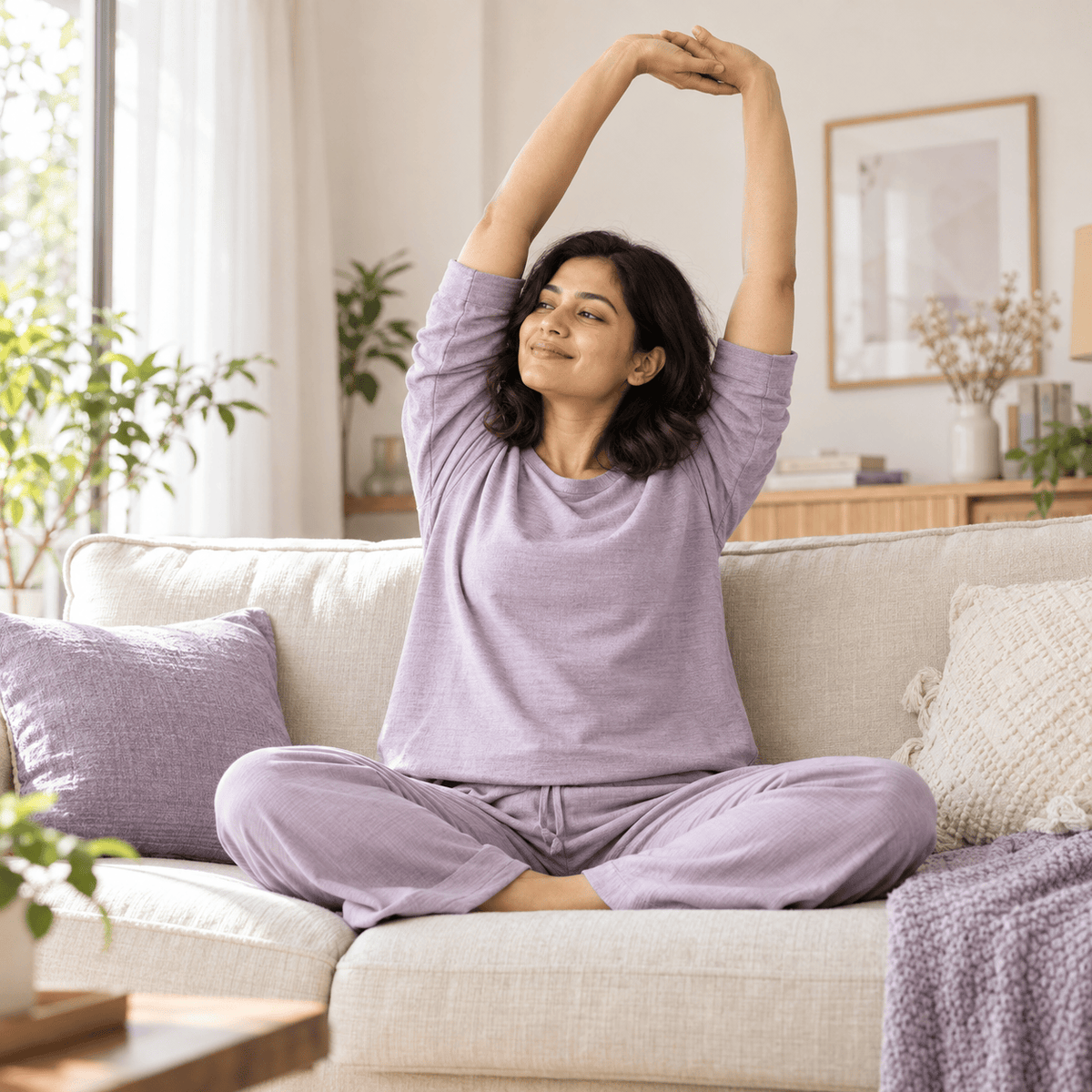 Lifestyle illustration alongside HealthyHey magnesium benefits