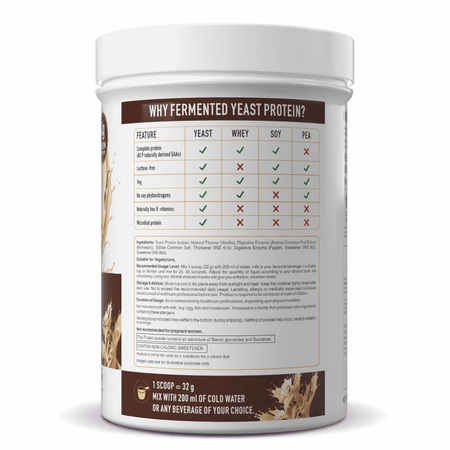 HealthyHey Sports Powder Fermented Yeast Protein Helps Muscle Protein Synthesis Supports Healthy - 32g Per Serving