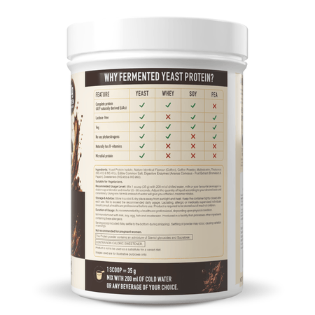 HealthyHey Sports Powder Fermented Yeast Protein Helps Muscle Protein Synthesis Supports Healthy - 500g