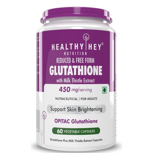 Reduced Glutathione with Milk Thistle Support Skin Lightening Liver Health Produced in Japan 60 Veg Capsules